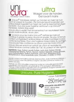 Unicura Ultra Antibacteriële Vloeibare Handzeep - 6 X 250 Ml - Voordeelverpakking -Manicure En Pedicure 876x1200 2