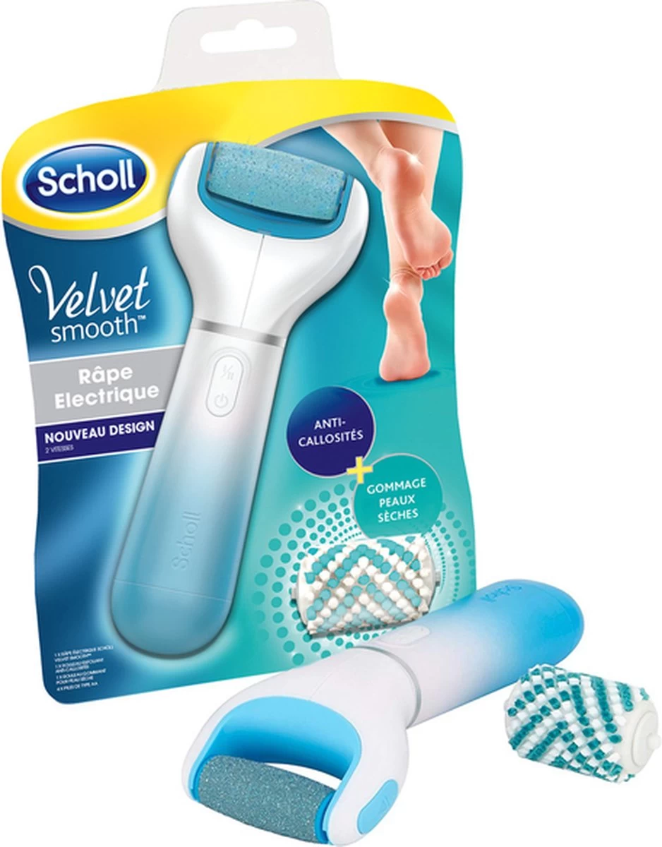 Scholl Velvet Smooth - Elektrische Eeltvijl - Blauw - 1 Stuk 2 Scholl Velvet Smooth - Elektrische Eeltvijl - Blauw - 1 Stuk - Afbeelding 2